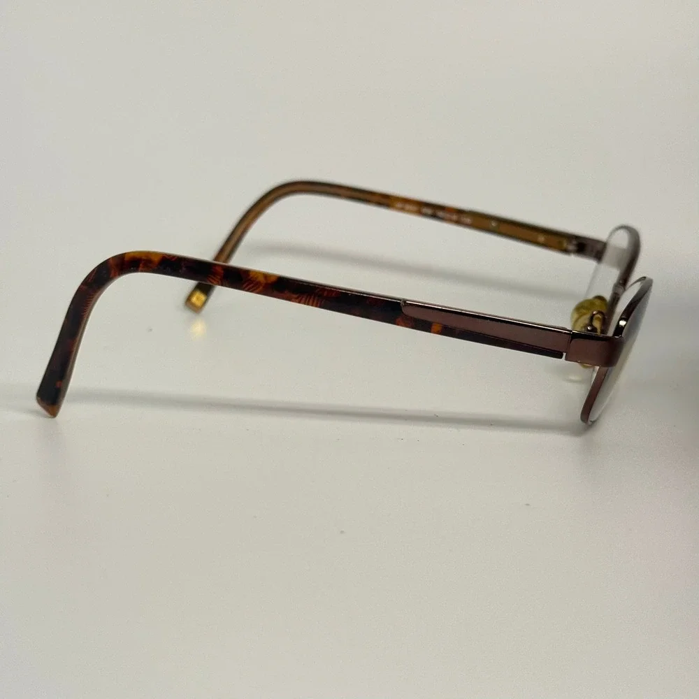 Anne Klein AK9097 508 Brown Tortoise Oval Eyeglasses Frames 52-16-135